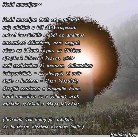 Pálházi Éva - Hadd maradjon...